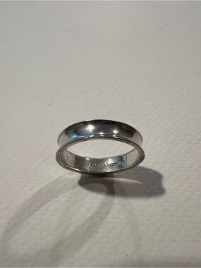 Classic Concave Sterling Silver Band Ring